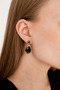 Women's Model Zircon Stone Black Hanging Earrings for Evening Dress Wedding Engagement Promise Henna Party Prom Daily Earrings - 3