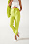 Carrot Fabric Trousers - 5