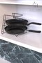 1.Quality 4-Tier In-Cabinet Pan and Plate Organizer