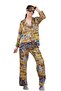 Silk Shirt Trousers-Pajamas Set| Lady with Fan| Nomads Felt