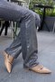 Monti Nude Pointed Toe Buckle Detailed Ballerinas - 2