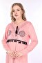 Women's Pink Velvet Dress - 5