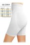 Soft Fabric Waist, Belly and Hip Enhancer High Waist Corset with Cuffs White - 3