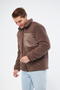 Regular Fit Pocket Detailed Plush Winter Coat - 2