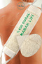 100% Natural Pumpkin Fiber Bath Back Scrubber, Antibacterial Double-Sided (Towel Texture - Fiber) Bath Sponge - 3