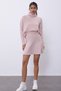 Powder Corduroy Skirt Sweater Knitwear Suit Swtk4264-65pu - 2