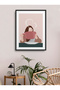 Framed Single Painting Coffee Series Modern Poster Painting Tk/173