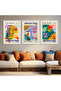 3 Piece Framed Painting Set Modern Classic Poster Painting Hpn156