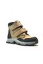 805 Genuine Oiled Leather Sand Fur Velcro Orthopedic Boy Boots - 2