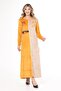 Women's Mustard Velvet Dress - 4