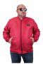 Plus Size Basic Pilot Coat 23823 RED - 6
