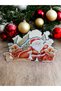 4 Compartments Wooden Desktop Pencil Holder Christmas Concept GIFT 8CMX13CMX23CM SIZE ORGANIZER CHRISTMAS FATHER
