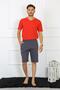 Fashion Line Men's Cotton Smoke Capri 27480