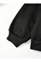 Spider Web Sleeve and Back Special Design Printed Oversize Fit Hooded Sweatshirt Hoodie - 4
