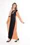 Women's Salmon Velvet Dress