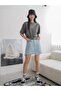 Women's Smoked Double Penguin Figure Printed Oversize T-shirt - 4