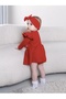 100% COTTON FRILLED COMBED COTTON DRESS