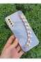 Samsung A50-A30S Compatible Pearl Hand Snap Laser Cut Case - 2