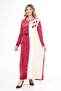 Women's burgundy velvet dress - 2