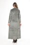 Women's Khaki velvet dress - 3