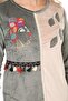 Women's Khaki velvet dress - 2