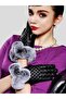 Women's Vegan Leather Water and Windproof Cold Resistant Thermal Quilted Gloves