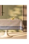 مفرش طاولة Madame Coco Agnes PVC - أبيض/أزرق - 140x200 سم