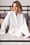 Waffle Kimono Bathrobe Organic Ultra Luxury Dressing Gown/Bathrobe 100% Cotton - 5