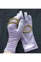 Elisabeth wrist length velvet gloves lilac - 5