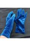 Elisabeth wrist length velvet gloves petrol - 4