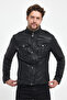 Sports Model Antique Style Washed Leather Men's Jacket - 5