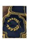 Başak Black Gold 12-Person 37 Piece American Service Runner and Set Embroidered Leather Dining Presentation Set - 3