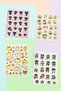 500 Pieces Hello Kitty Sticker Set 20 Pieces Kuromi My Melody Sanrio Laptop Sticker - 2
