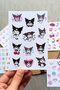 500 Pieces Hello Kitty Sticker Set 20 Pieces Kuromi My Melody Sanrio Laptop Sticker - 7