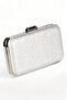 Silver Lame Color Silvery Kumsim Evening Bag Evening Bag Wedding Bag Clutch Bag - 2