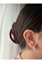 Shiny Zirconia Hoop Earrings - 3