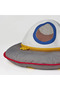 Soft toy multicolor Space shuttle zipper space vehicle plush playmate pillow - 2