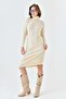 Women's Patterned Knitwear Dress - 7