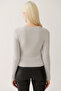 Illas Light Gray Color Women's Knitwear Blouse - 3
