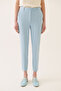 Aces Regular Fit Ankle Length Mid Waist Blue Color Women's Pants - 2