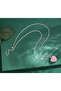 Pink Quartz Heart Natural Stone Necklace AA Quality - 2