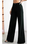 Felix Black Lycra Women's Wide Leg Jeans - Loose Wide Leg Jeans (SUPER HIGH)