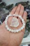Najaf Natural Stone Bracelet Aa Quality 8 Mm (Crystal Quartz Gift) (Keeps Balanced and Healthy)