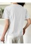 Women's White Sunshine Printed Oversize T-shirt - 2