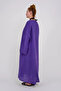 WOMEN'S LOOSE CUT V-NECK LINEN DRESS WITH POCKETS - 7