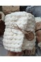 Scarf Puffy 100% Hand Knitted 200 * 22 cm