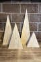 Christmas Trees - Set of 4 Wooden Trees and DIY Triangles - 4