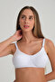 Unsupported Combed Cotton Women's Bra Patterned - 6