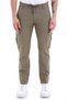 Khaki Dynamic Fit Patterned Cotton Side Pocket Jogger Pants