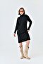 Women's Patterned Knitwear Dress - 6